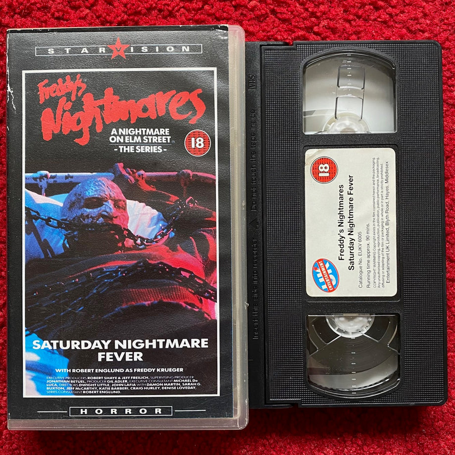 Freddy's Nightmares: Saturday Nightmare Fever VHS Video (1988) EUKV6005