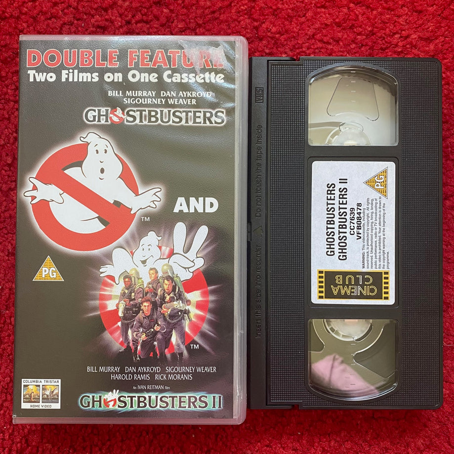 Ghostbusters / Ghostbusters 2 Double Feature VHS Video (1984) CC7639