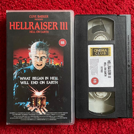 Hellraiser III: Hell On Earth VHS Video (1992) CC7202