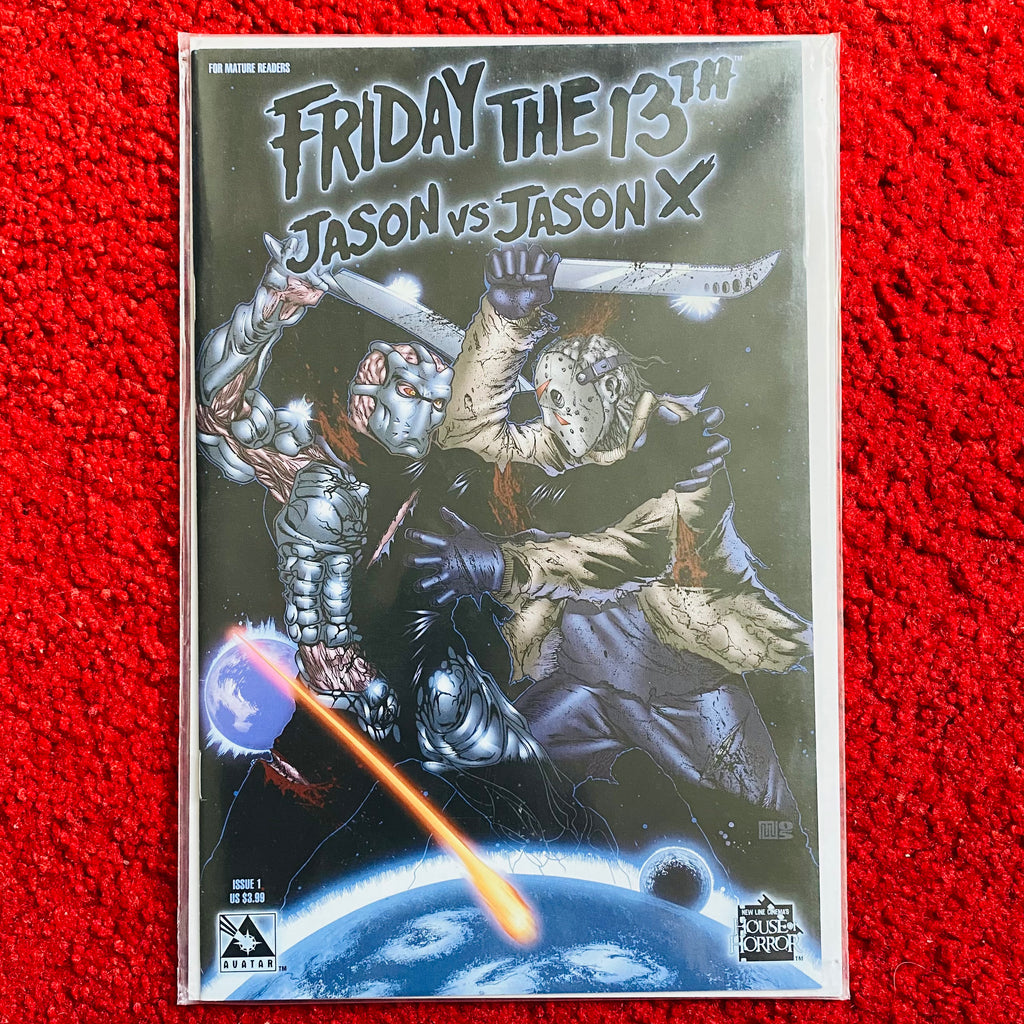 Friday The 13th Jason Vorhees & Jason X Comic Books
