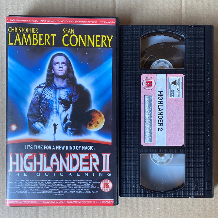 Highlander II: The Quickening VHS Video (1991) EVS1072