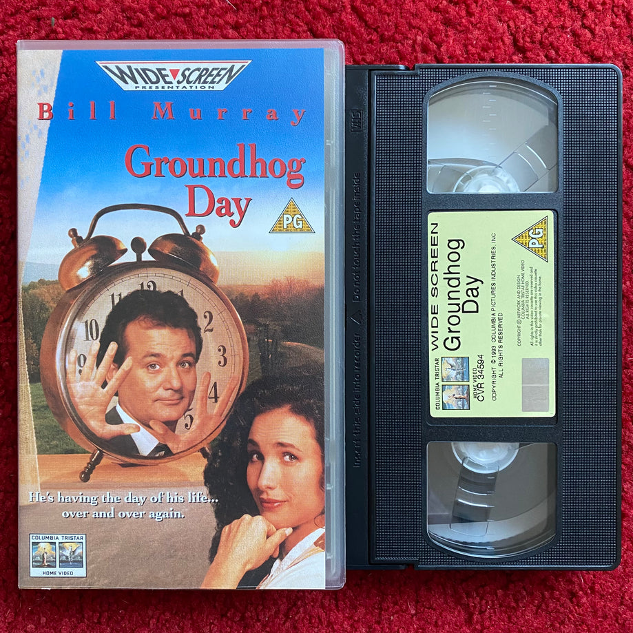 Groundhog Day VHS Video (1993) CVR34594