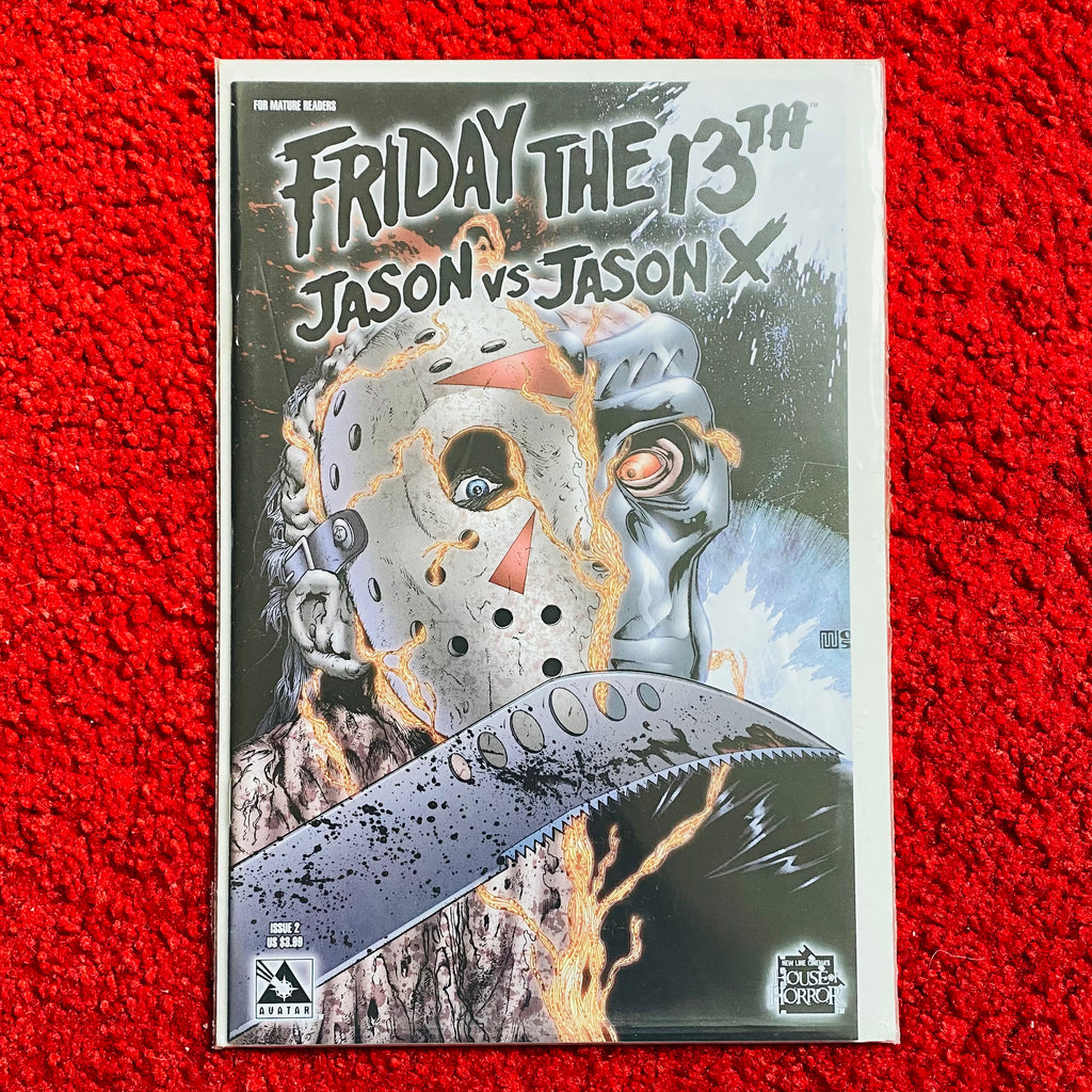 Friday The 13th Jason Vorhees & Jason X Comic Books Horror Stock