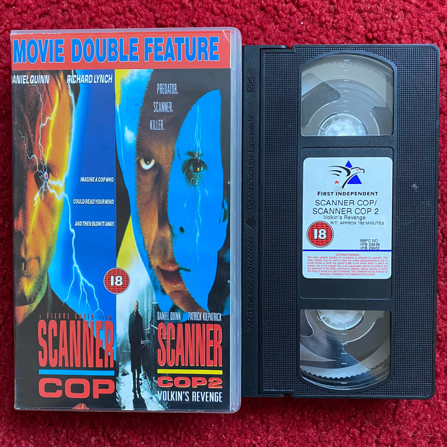 Scanner Cops & Scanner Cops 2 VHS Video (1993) VA30529