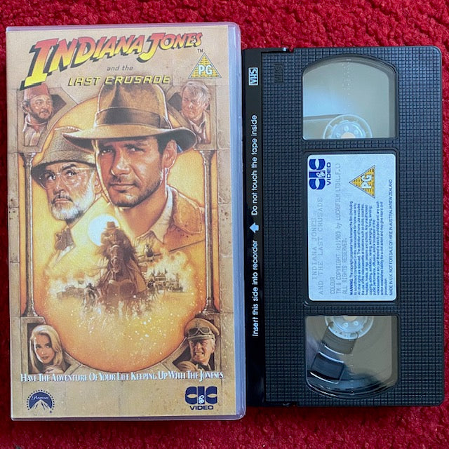 Indiana Jones And The Last Crusade VHS Video (1989) VHR2372