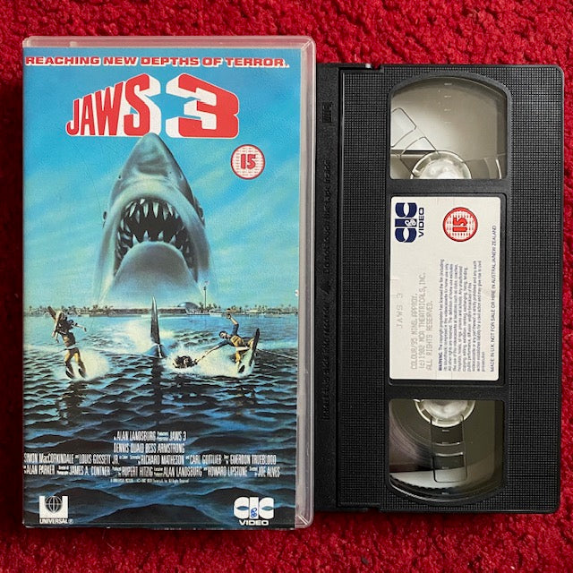 Jaws 3 VHS Video (1982) VHR1103