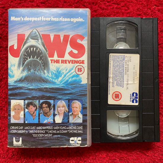 Jaws The Revenge VHS Video (1987) VHR1264 – Horror Stock