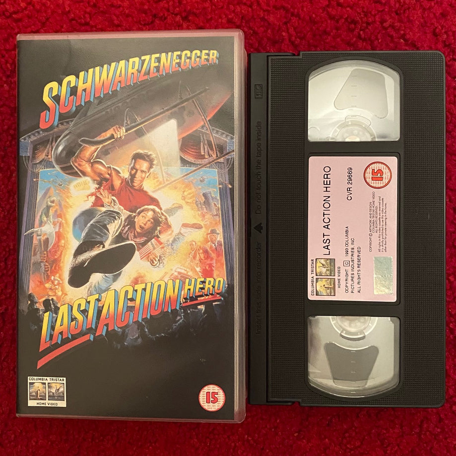 Last Action Hero VHS Video (1993) CVR29669