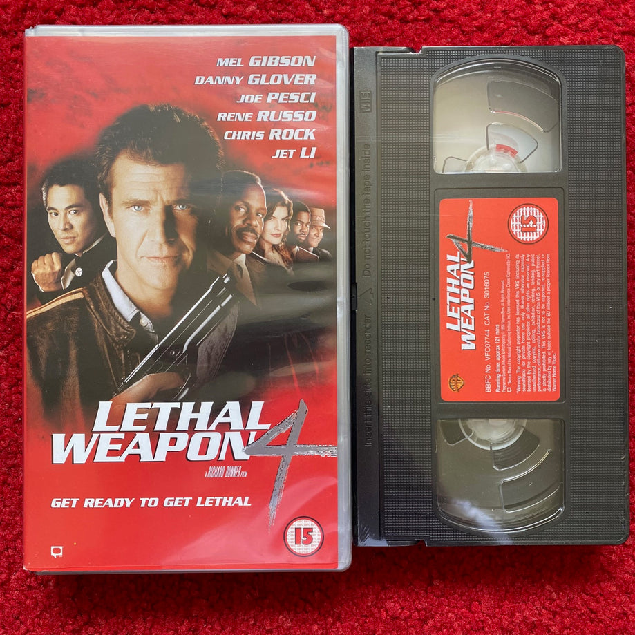 Lethal Weapon 4 VHS Video (1998) S016075
