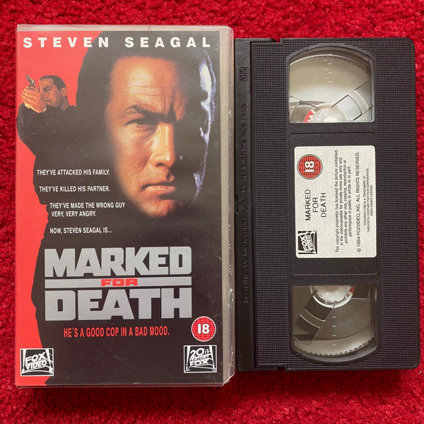 Marked For Death VHS Video (1990) 1865 Horror Stock