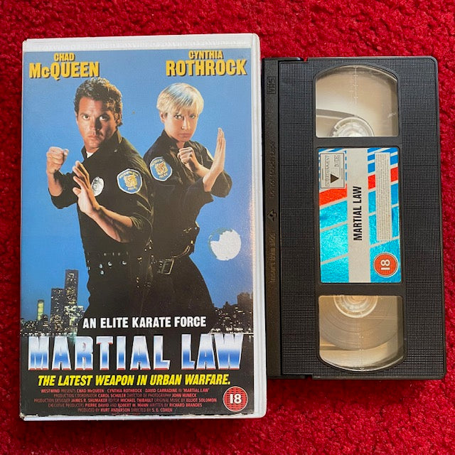 Martial Law Ex Rental VHS Video (1991) EVV1183