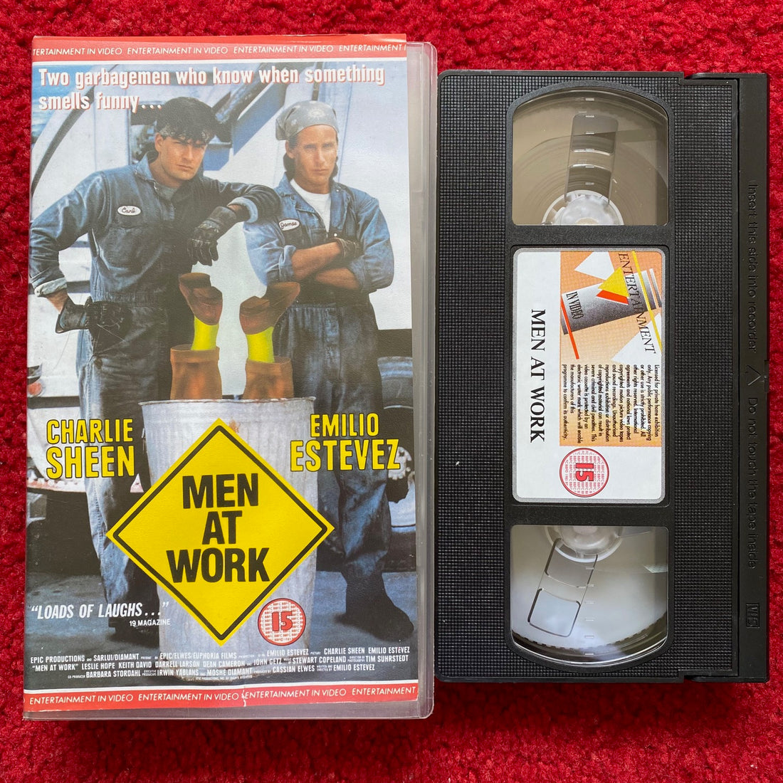 Men At Work VHS Video (1990) EVS1069 – Horror Stock