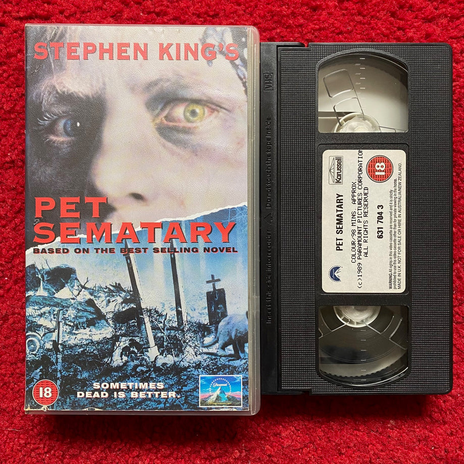 Pet Sematary VHS Video (1989) 6317043