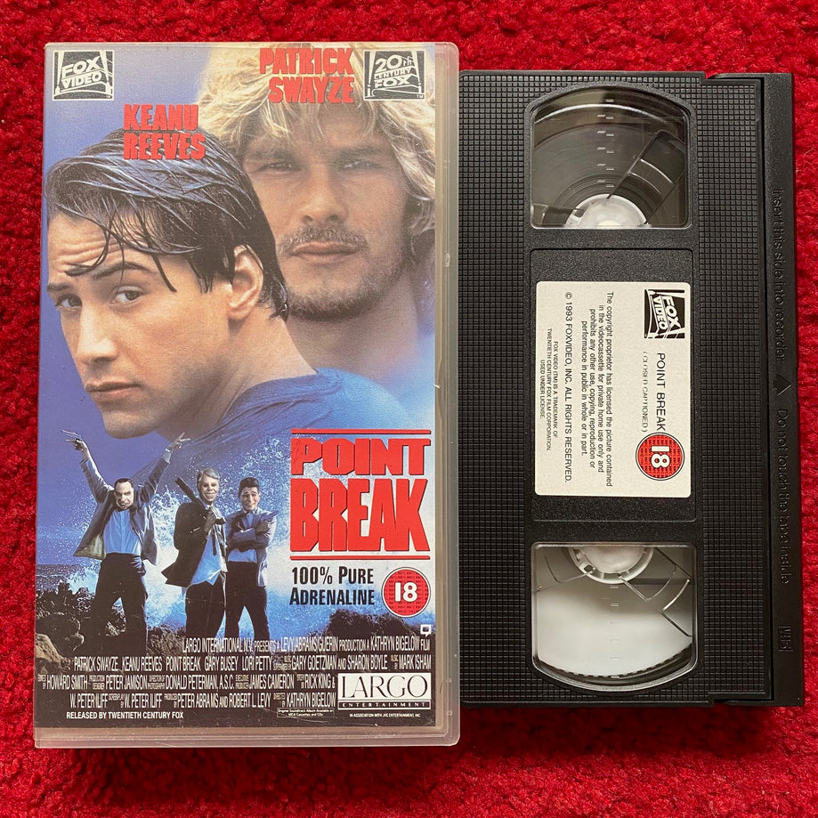 Point Break VHS Video (1991) 1870