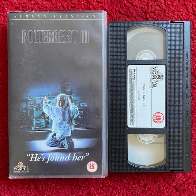 Poltergeist III VHS Video (1988) S051250