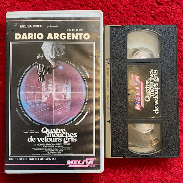Quatre Mouches De Velours Gris Ex Rental VHS Video (1971) 501005