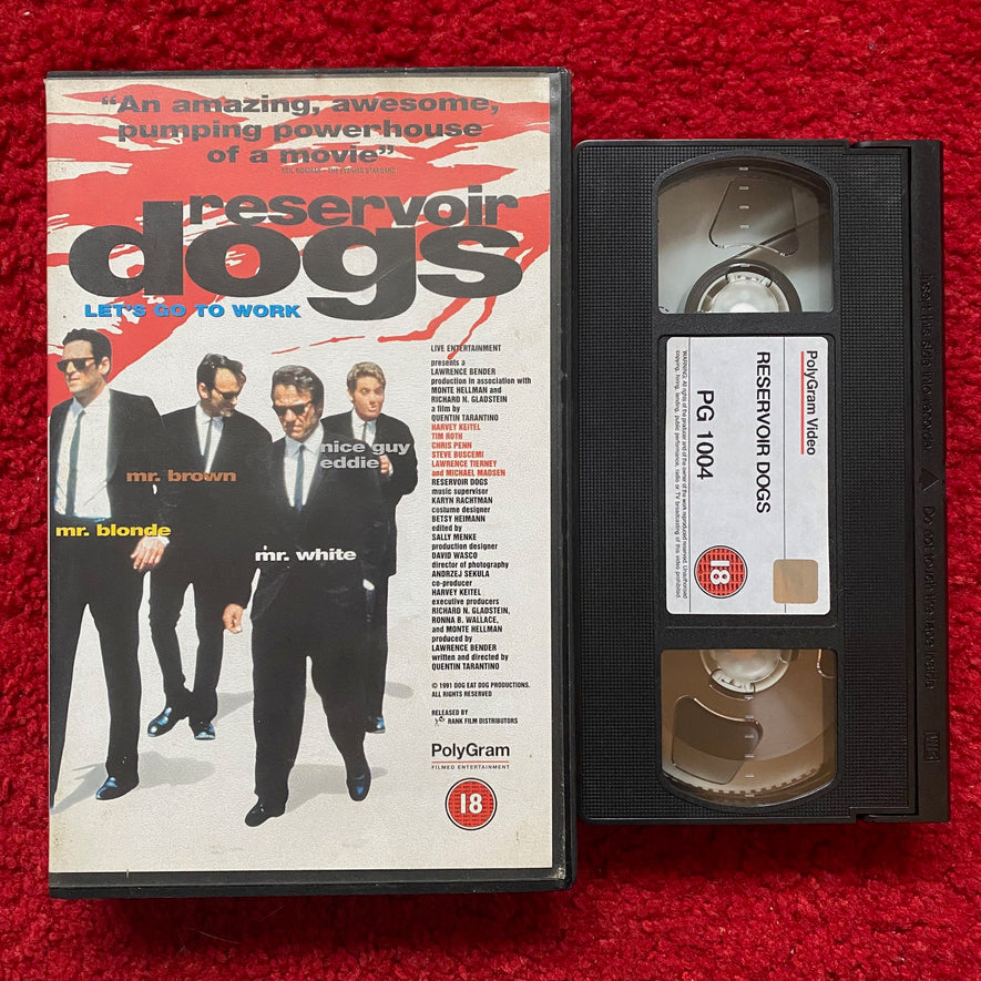 Reservoir Dogs Ex Rental VHS Video (1992) PG1004
