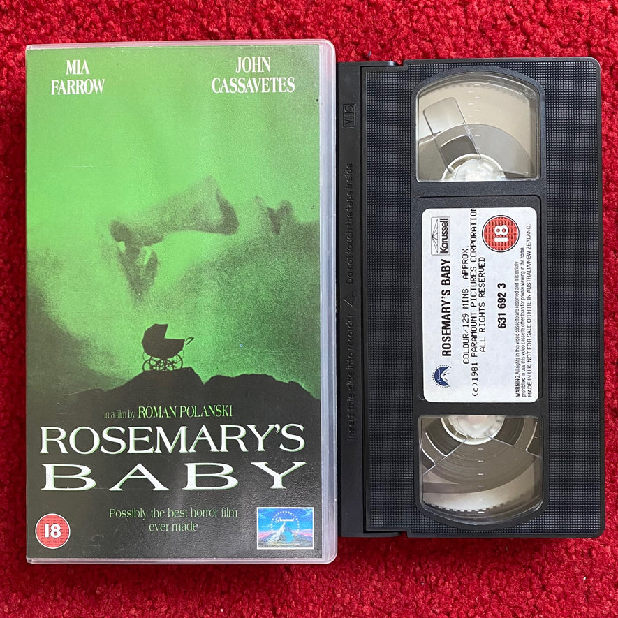 Rosemary's Baby VHS Video (1968) 6316923