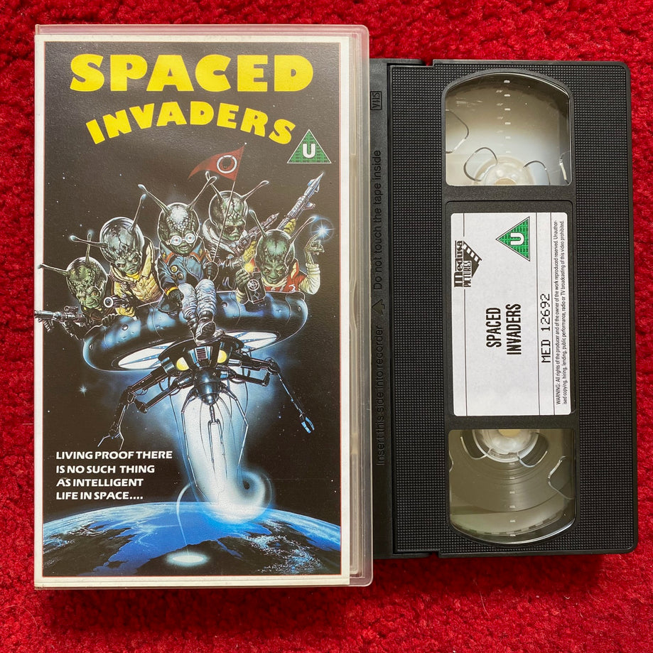 Spaced Invaders VHS Video (1990) MED12692