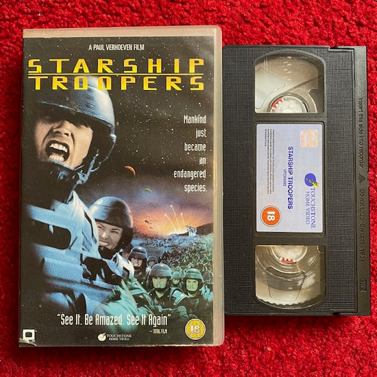 Starship Troopers Ex Rental VHS Video (1997) D510025