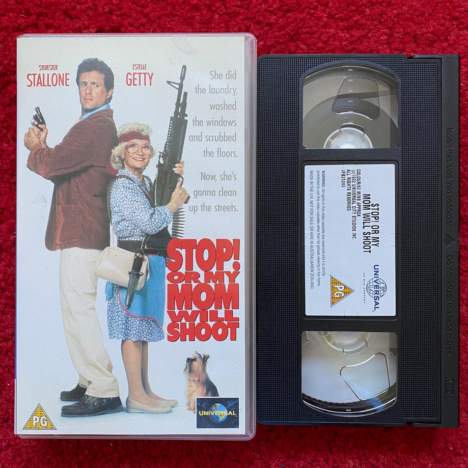 Stop! Or My Mom Will Shoot VHS Video (1992) BRP1982