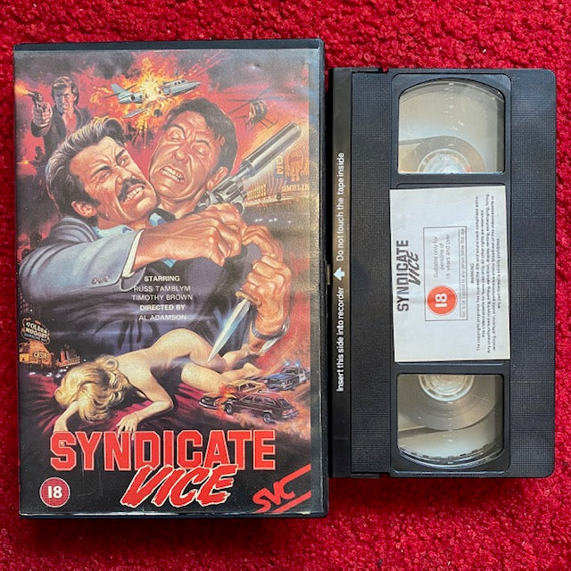 Syndicate Vice Ex Rental VHS Video (1976) SVC
