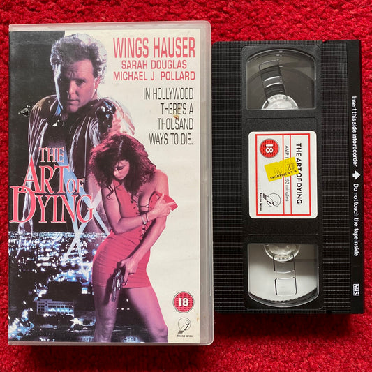 The Art Of Dying Ex Rental VHS Video (1991) AMP110