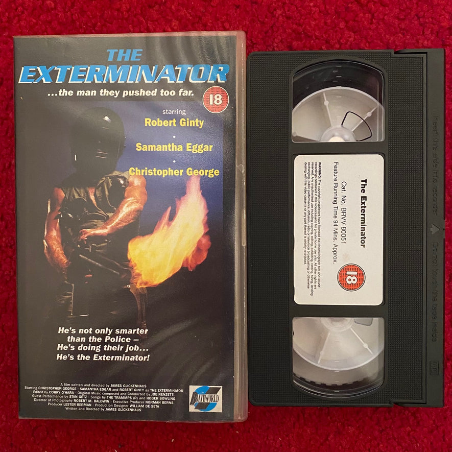 The Exterminator VHS Video (1980) BRVV80051