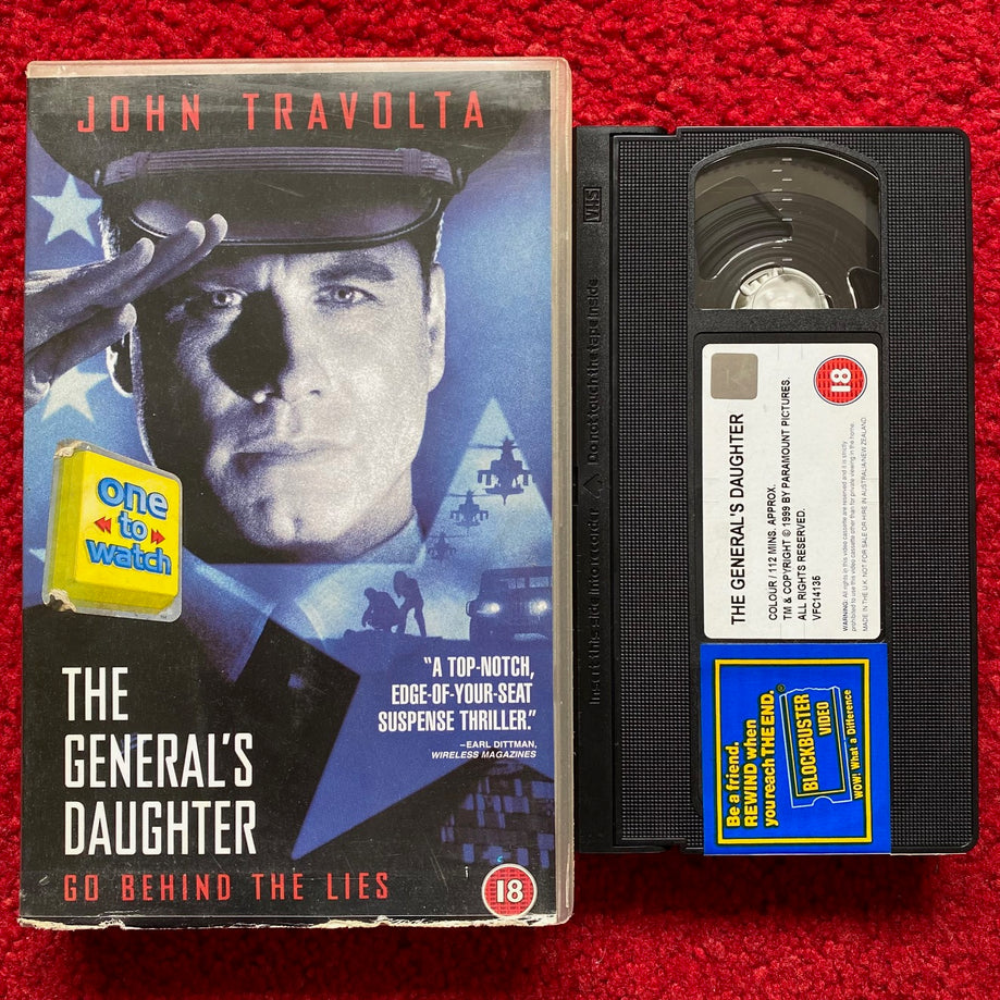 The General's Daughter Ex Rental VHS Video (1999) VHB4936