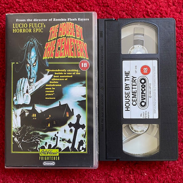The House By The Cemetery VHS Video (1981) VIP016
