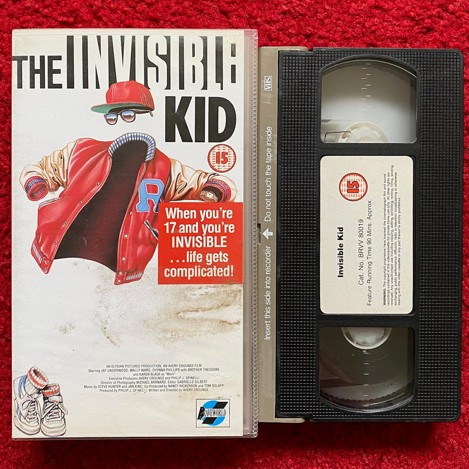 The Invisible Kid VHS Video (1989) BRVV80019