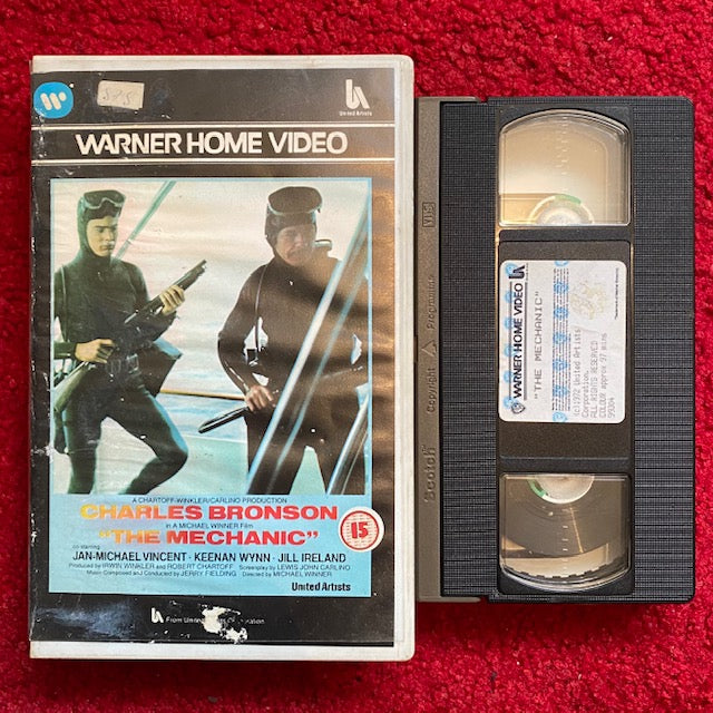 The Mechanic Ex Rental VHS Video (1972) PEV99304