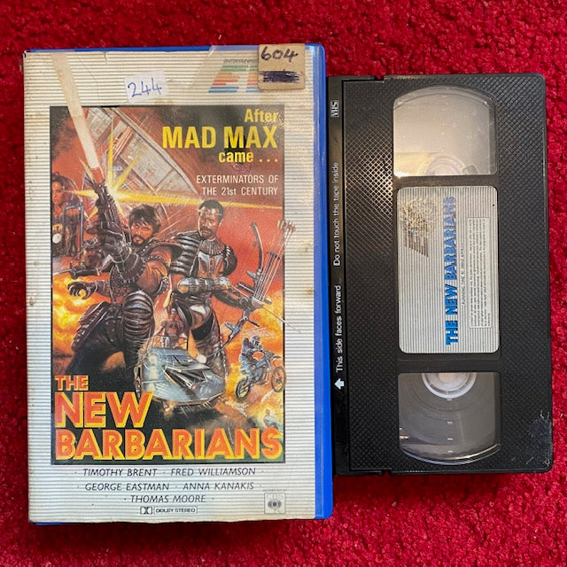 The New Barbarians Ex Rental VHS Video (1983) EVV1007
