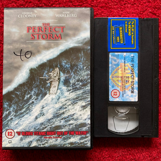 The Perfect Storm Ex Rental VHS Video (2000) V018584