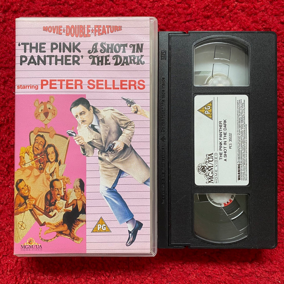 The Pink Panther / A Shot In The Dark Double Feature VHS Video (1963) PES35532