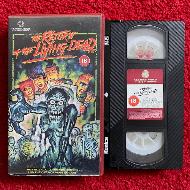The Return Of The Living Dead VHS Video (1985) VA15154