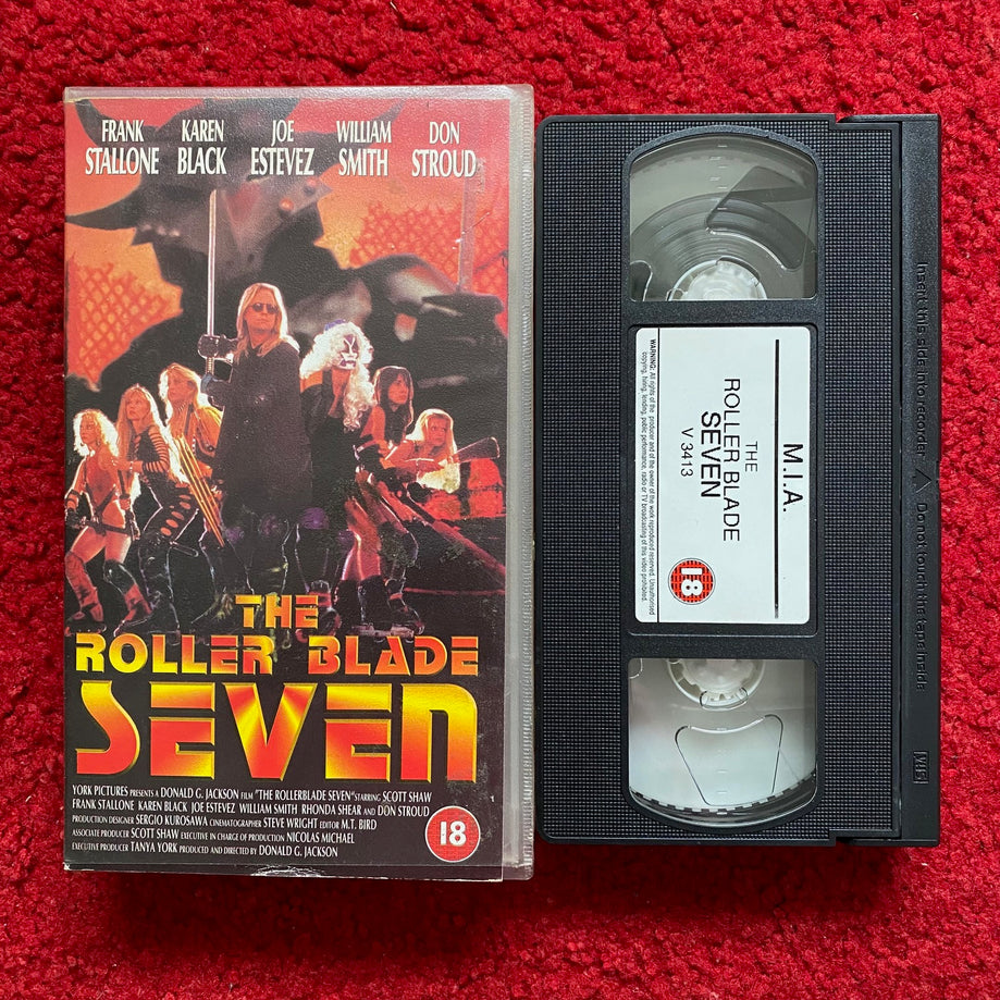 The Roller Blade Seven VHS Video (1991) V3413