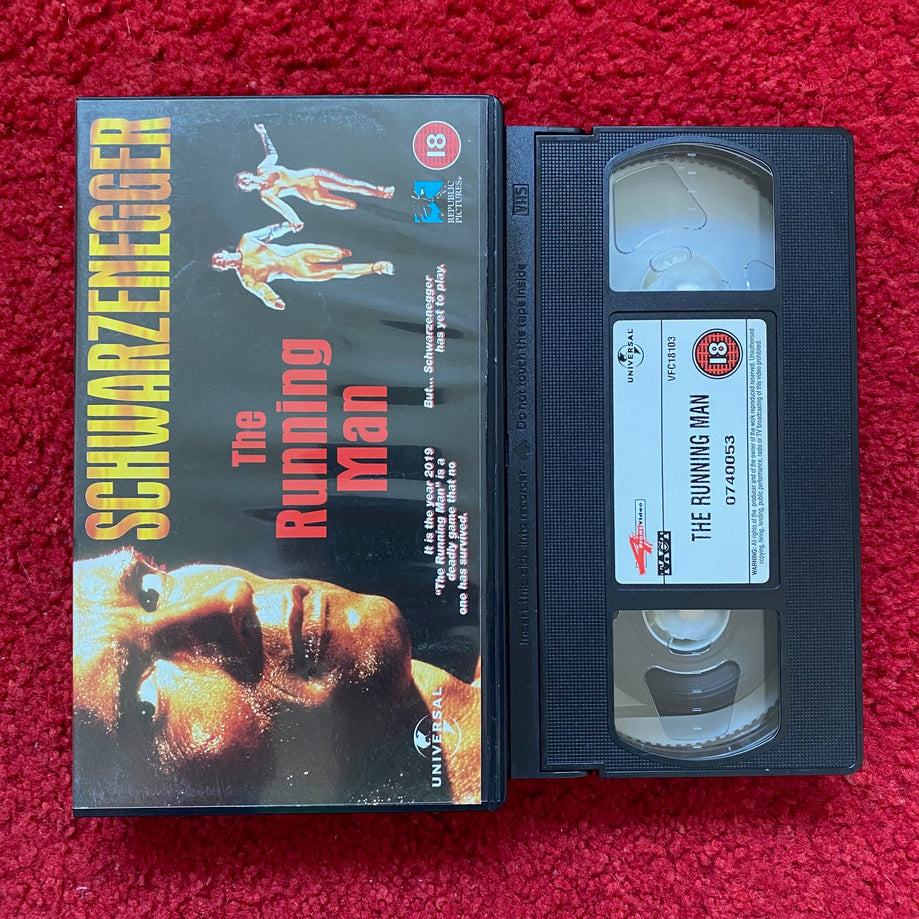 The Running Man VHS Video (1987) 740053