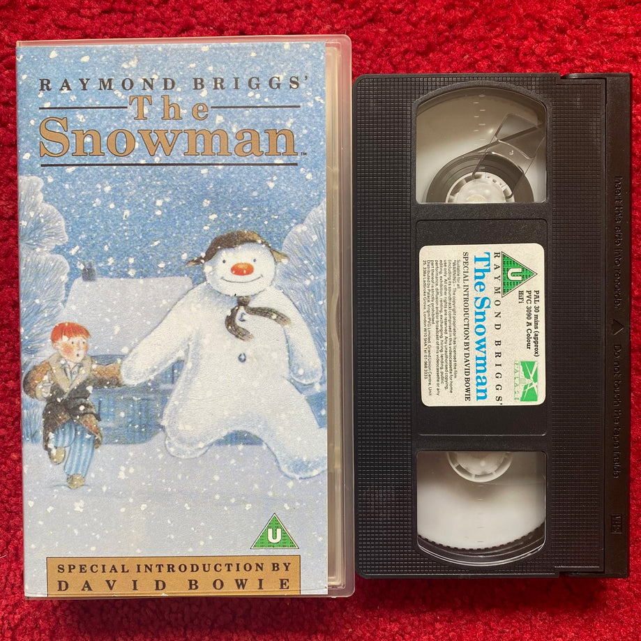 The Snowman VHS Video (1982) PVC3090A