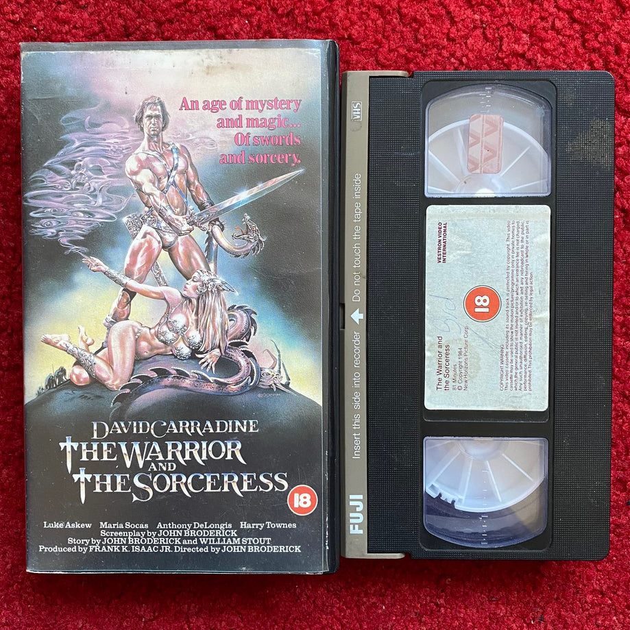 The Warrior And The Sorceress VHS Video (1984) 15060