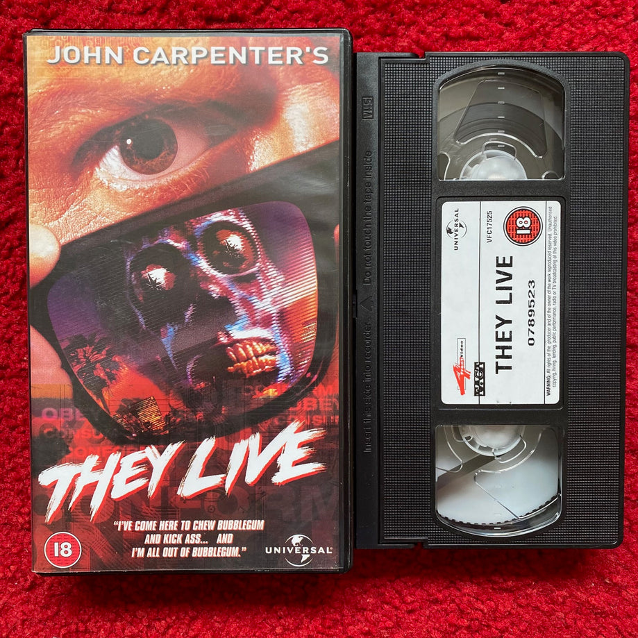 They Live VHS Video (1988) 789523
