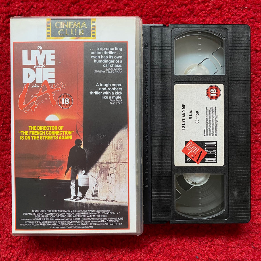 To Live And Die In LA VHS Video (1985) CC1159