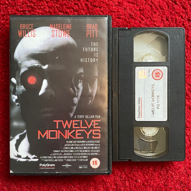 Twelve Monkeys Ex Rental VHS Video (1995) PG1118