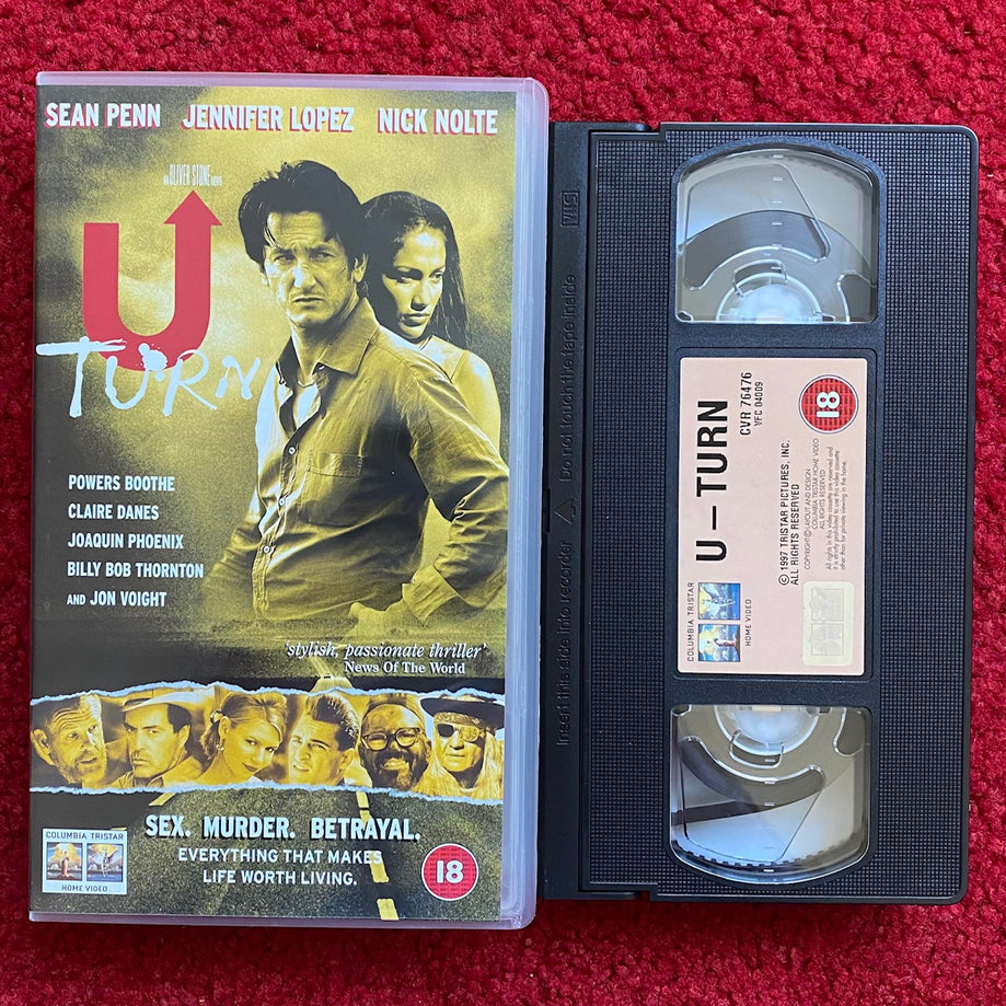 U Turn VHS Video (1997) CVR76476