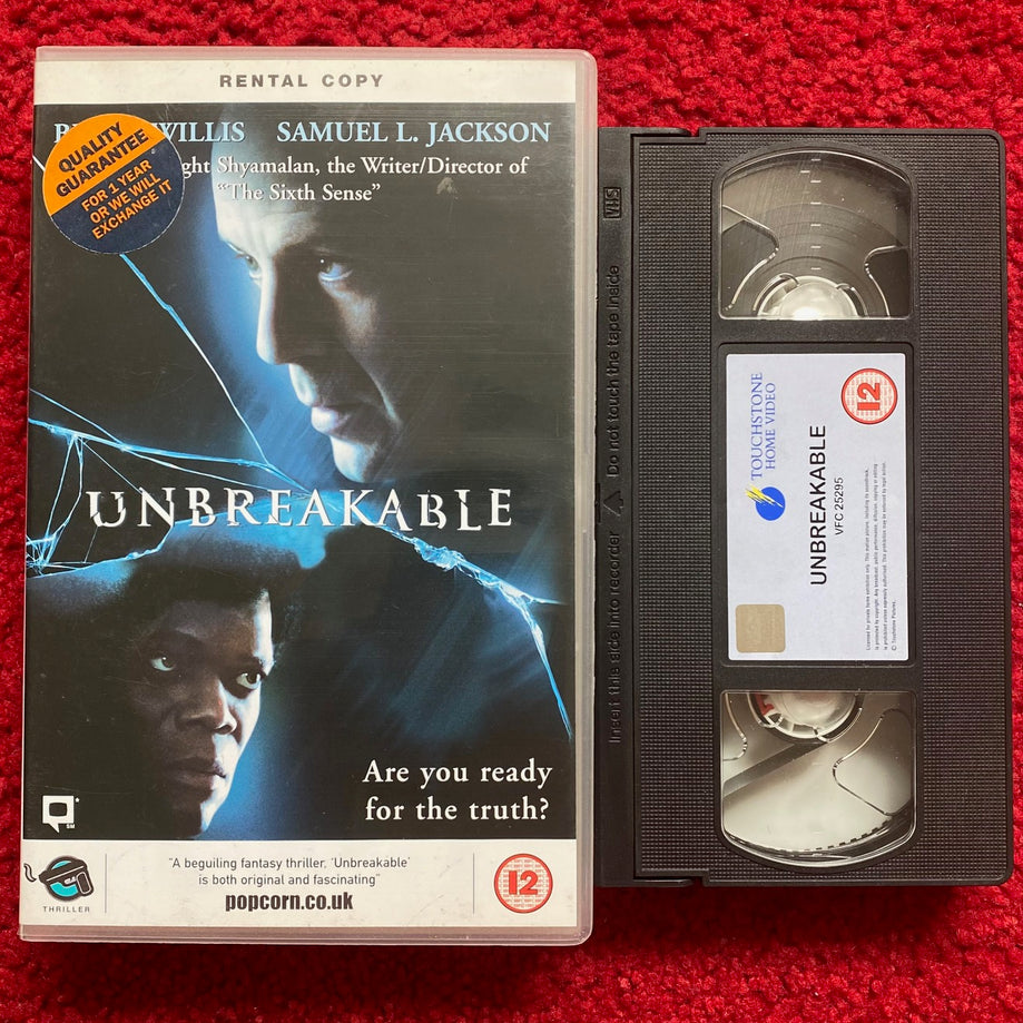 Unbreakable VHS Video (2000) D011297