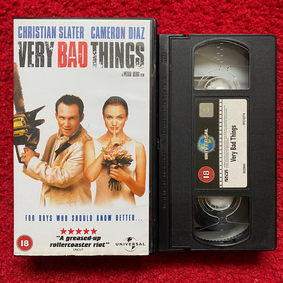 Very Bad Things VHS Video (1998) 9025843