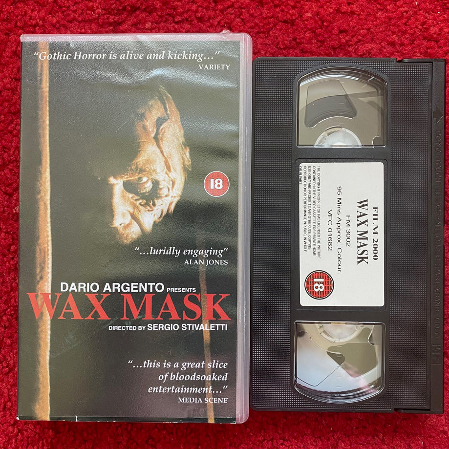 Wax Mask VHS Video (1997) FM3002