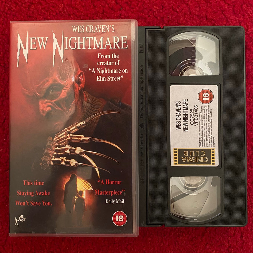 Wes Craven's New Nightmare VHS Video (1994) CC7528