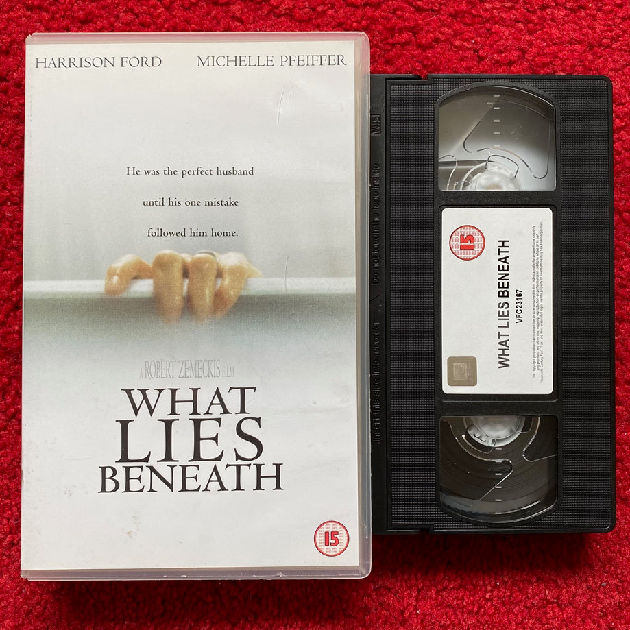 What Lies Beneath Ex Rental VHS Video (2000) 20021