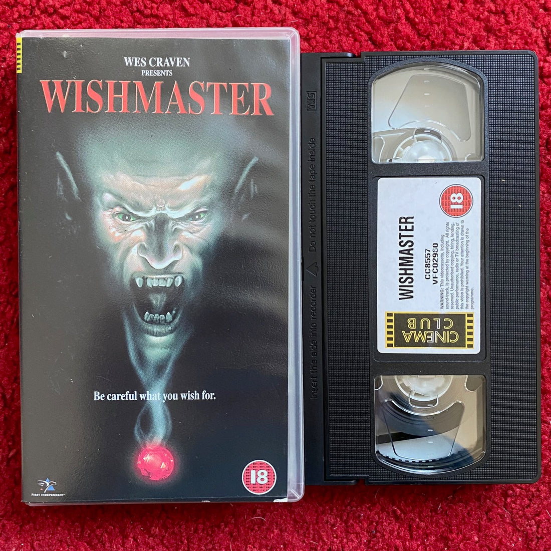 Wishmaster VHS Video (1997) CC8557 – Horror Stock